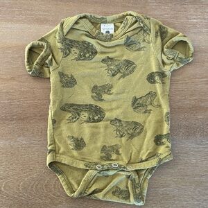 kate quinn bamboo Frog Print bodysuit